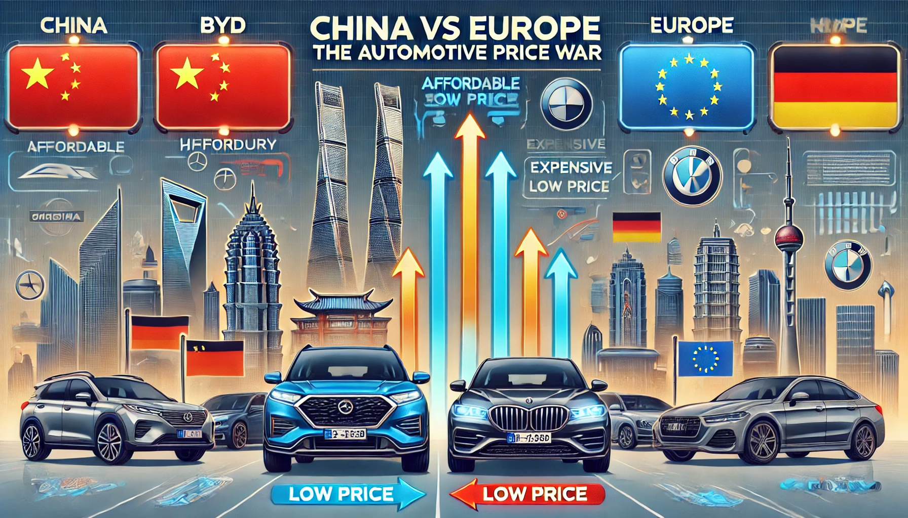 European Electric Vehicles vs. Chinese Competitors: A Price Disparity